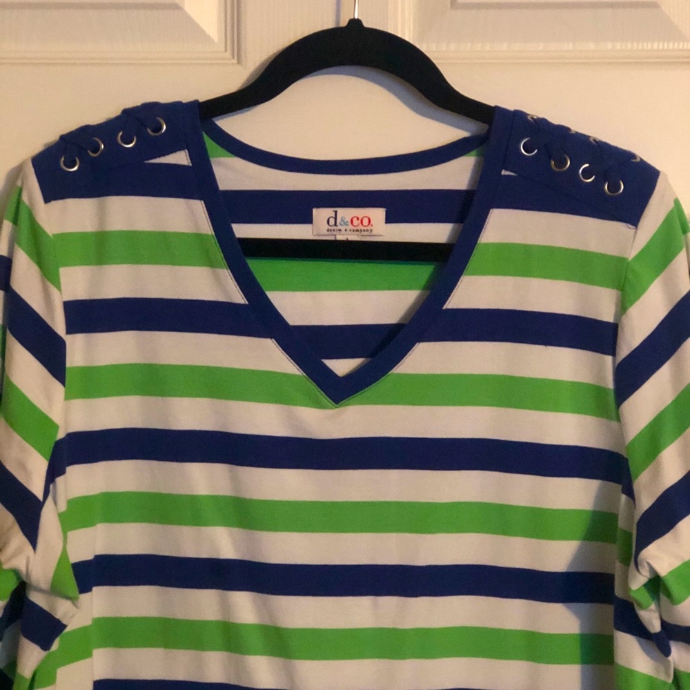 Denim & Company striped shirt